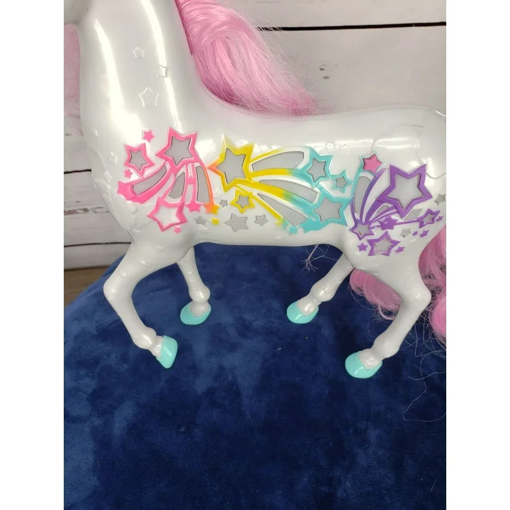Barbie Dreamtopia Brush 'N Sparkle Unicorn Horse Doll Mattel‎ 2018 Lights Sounds